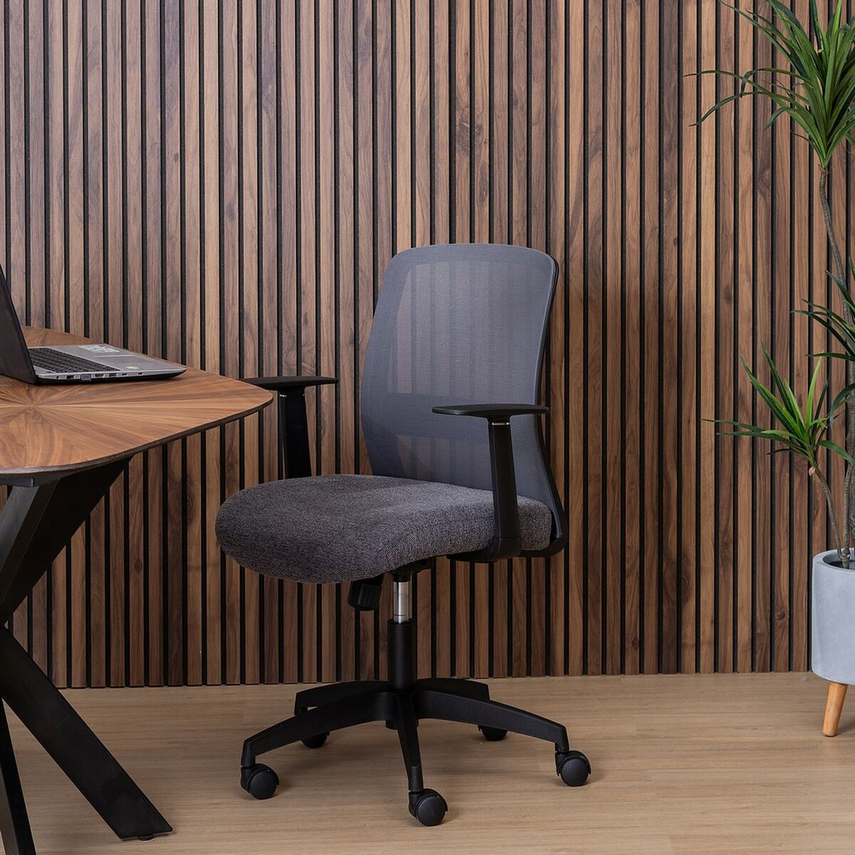 Kontorsstol Svart 62 x 56 x 85,5 cm - 3
