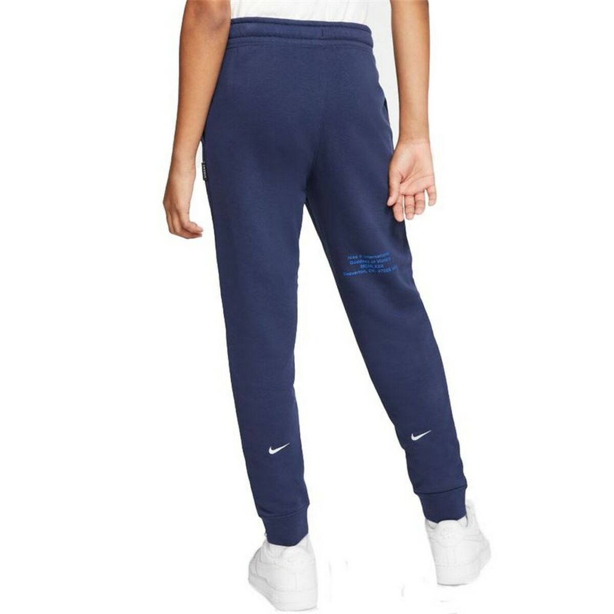 Nederdel träningsoverall för barn Nike Swoosh Mörkblå - 7