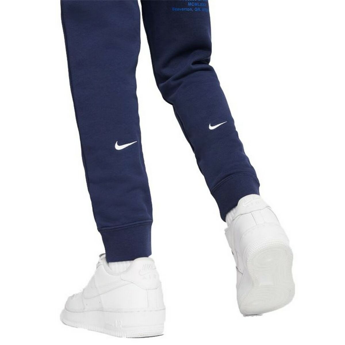 Nederdel träningsoverall för barn Nike Swoosh Mörkblå - 6