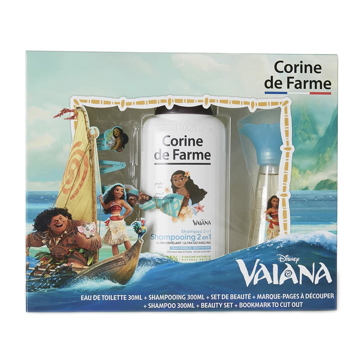 Barnparfym Corine de Farme Vaiana EDT 30 ml 3 Delar - 2