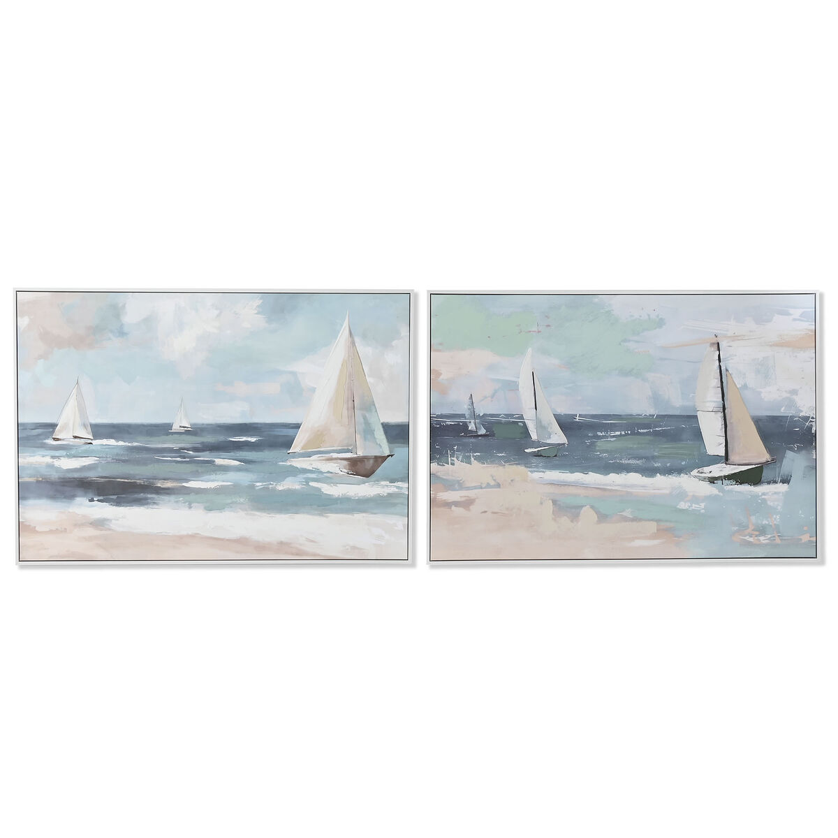 Kanvas Home ESPRIT polystyren Kanvas 100 x 4 x 70 cm