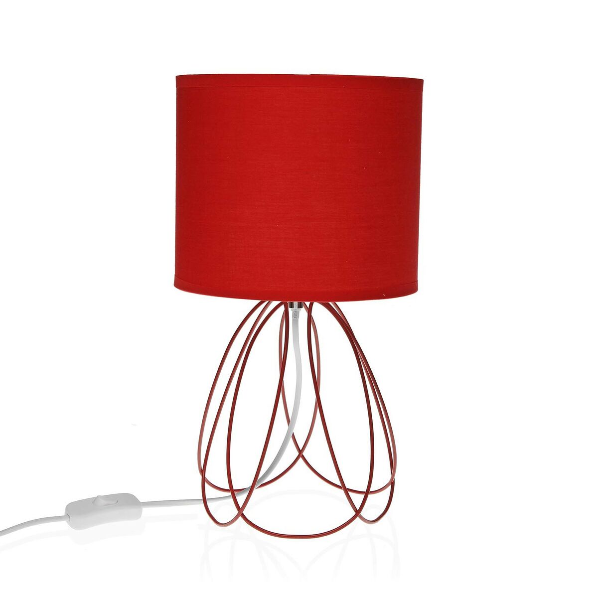 Bordslampa Versa Mila Grå 20 x 36 cm Metall