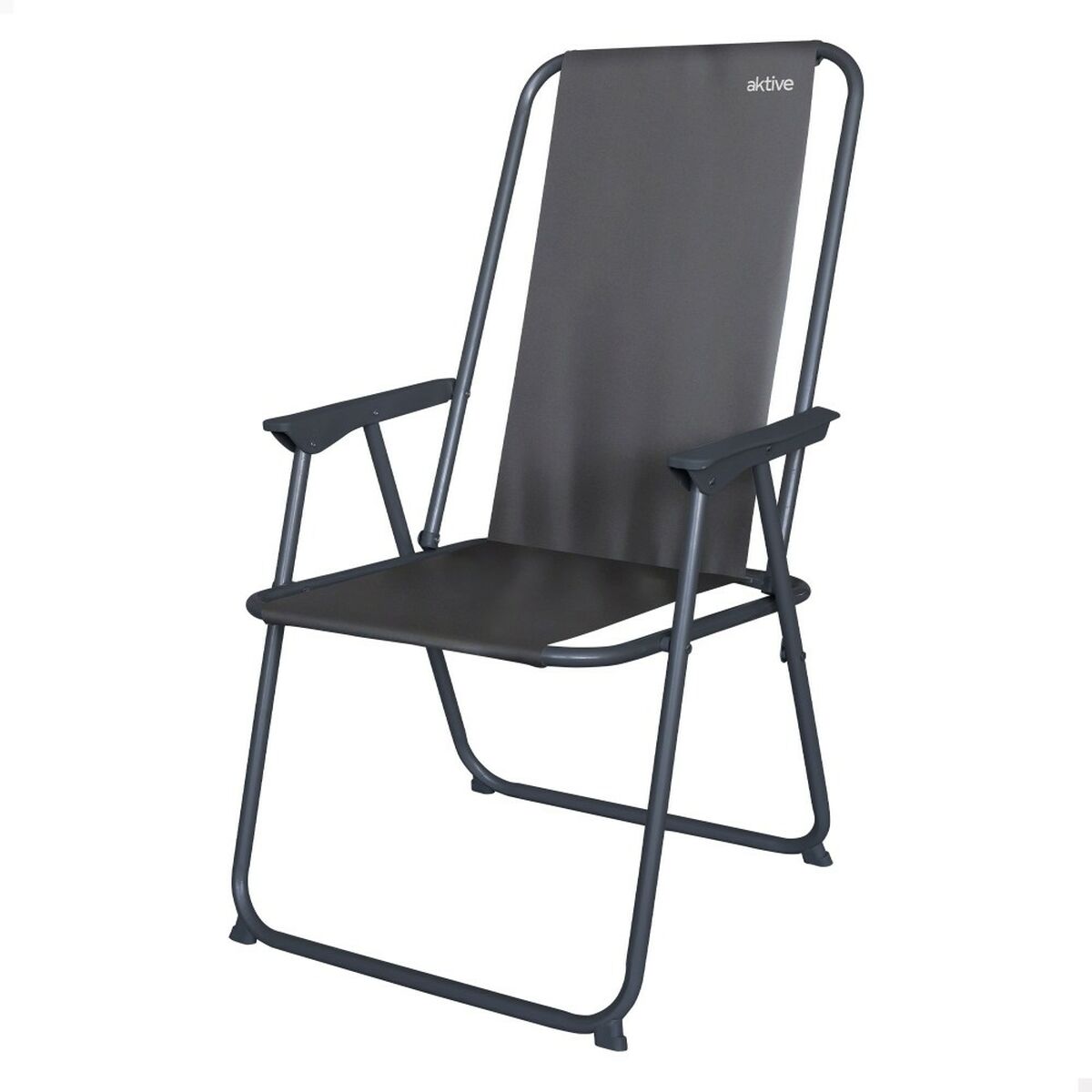 Hopfällbar campingstol Aktive 44 x 88 x 44 cm (4 antal) - 2
