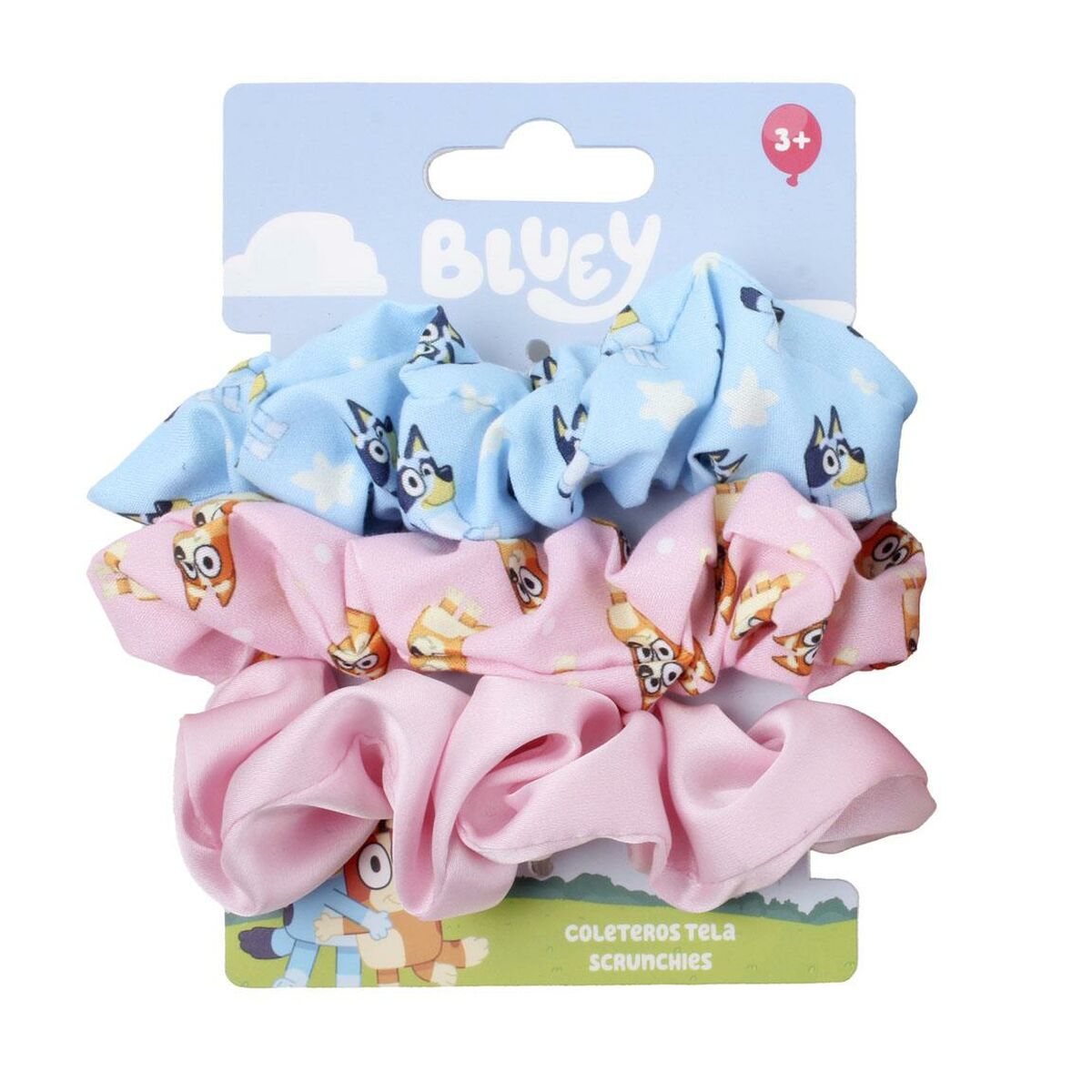 Hårband Bluey Blå 3 Delar
