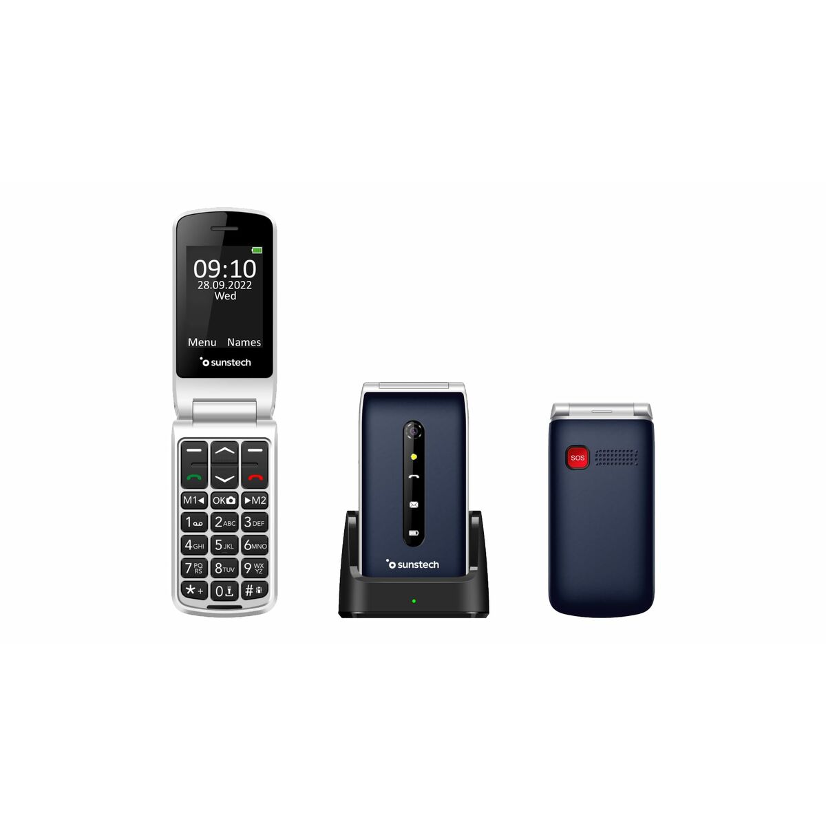 Mobiltelefon Sunstech CELT18BL Blå - 2
