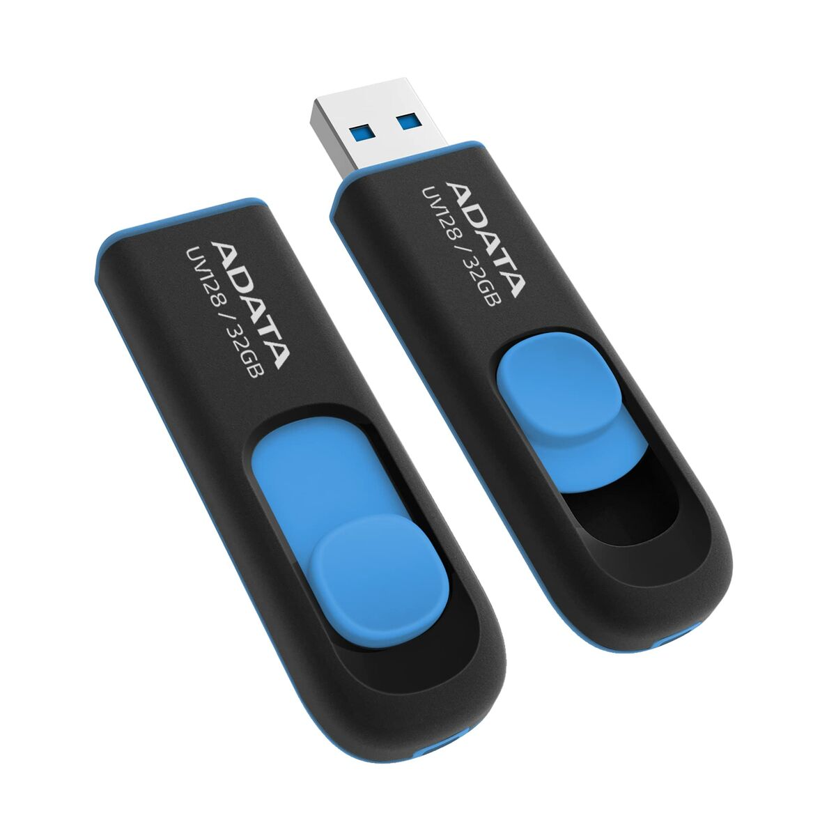 USB-minne Adata DashDrive UV128 32GB Blå Svart 32 GB - 3