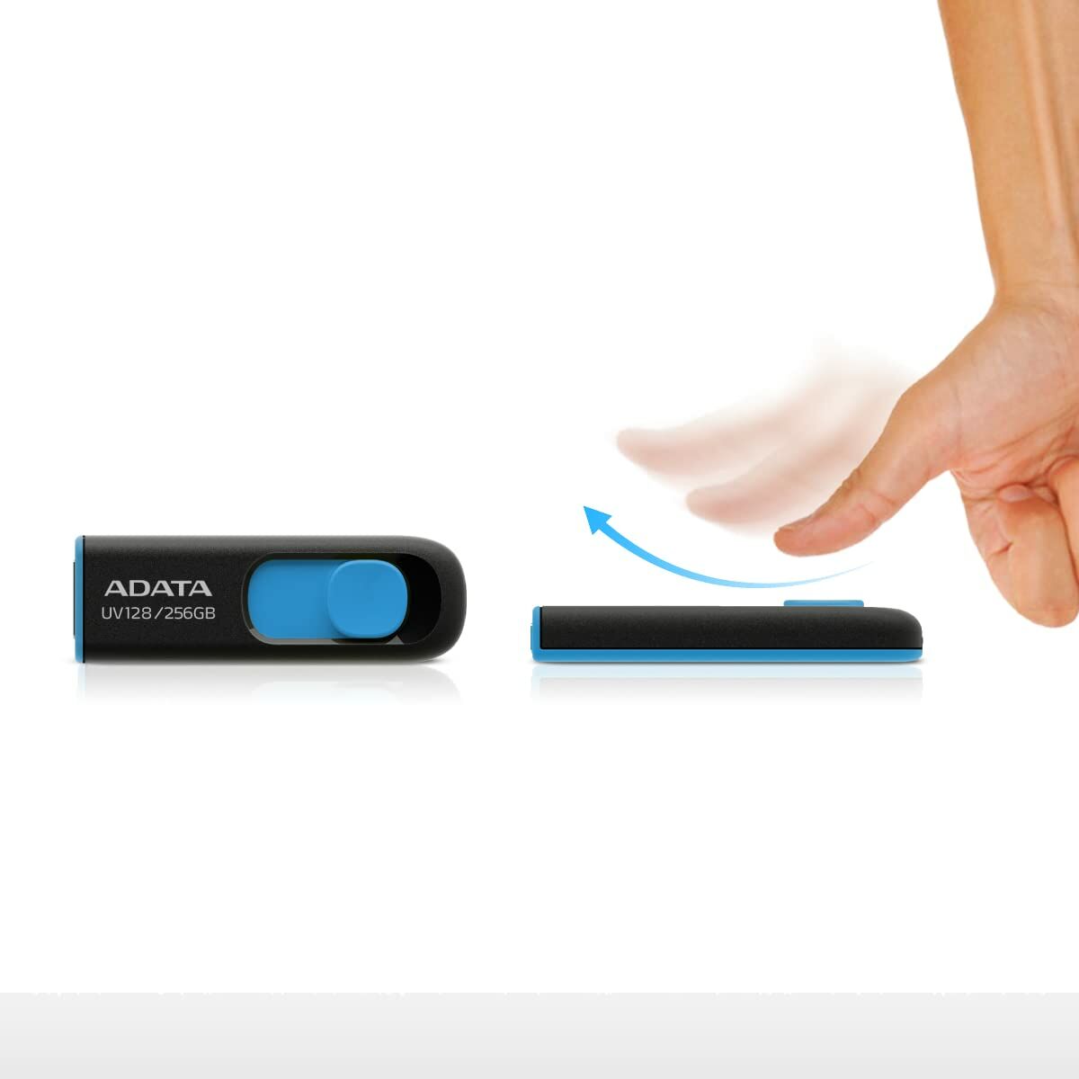 USB-minne Adata DashDrive UV128 32GB Blå Svart 32 GB - 6