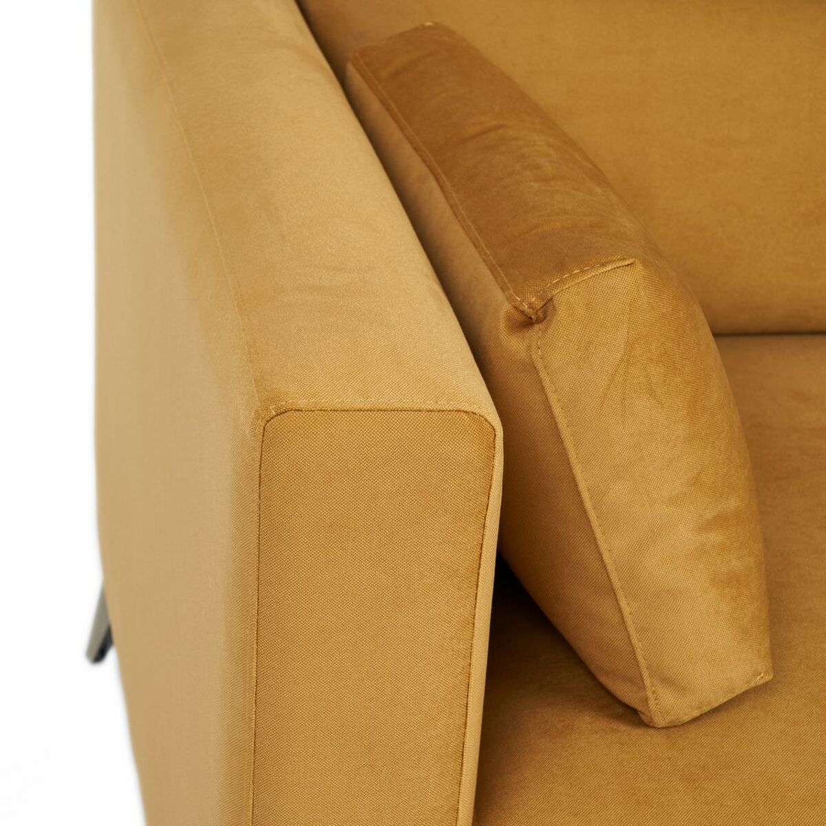 Soffa 200 x 98 x 97 cm Gul - 4