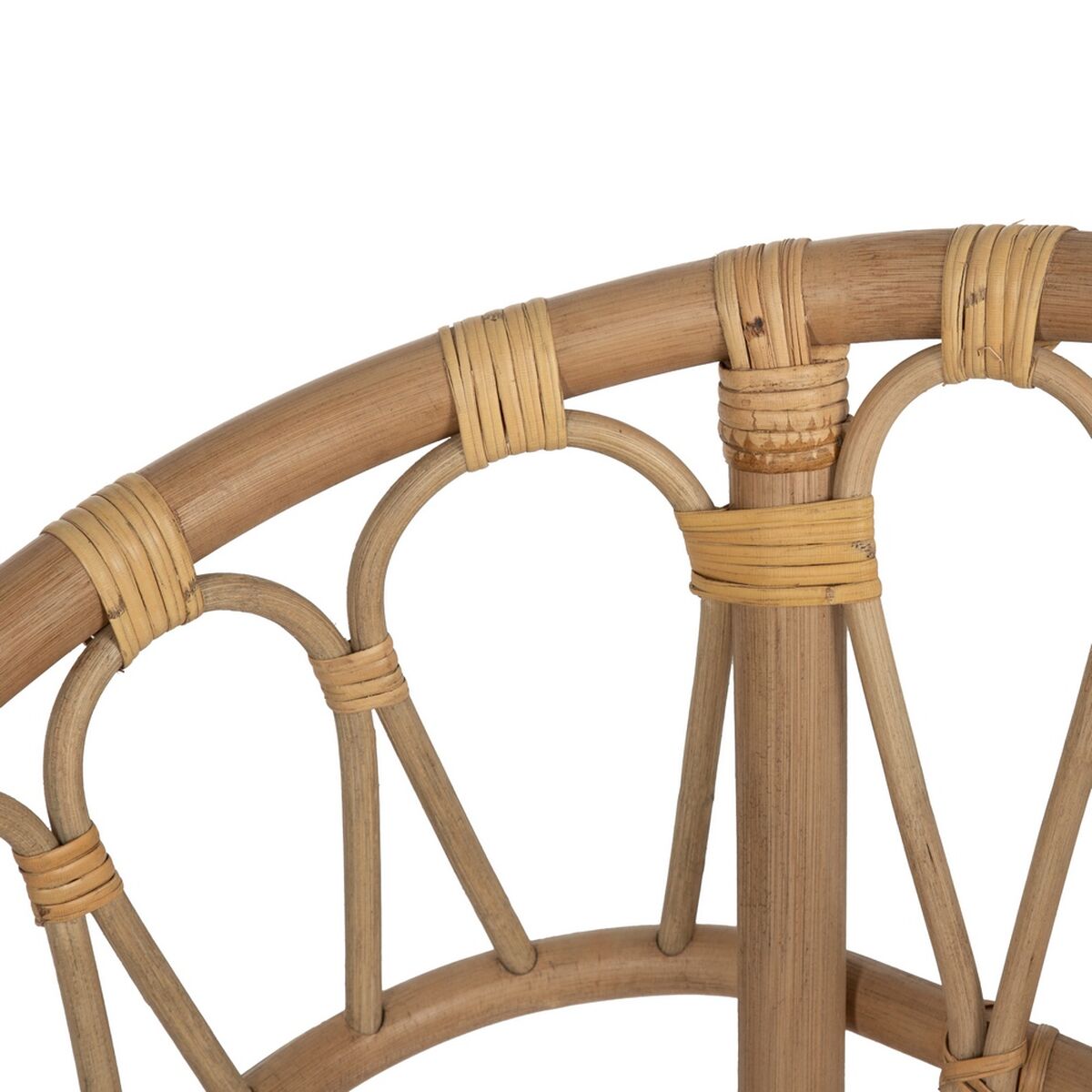 Matsalsstol Vit Honung Rattan 58 x 59 x 78 cm - 7