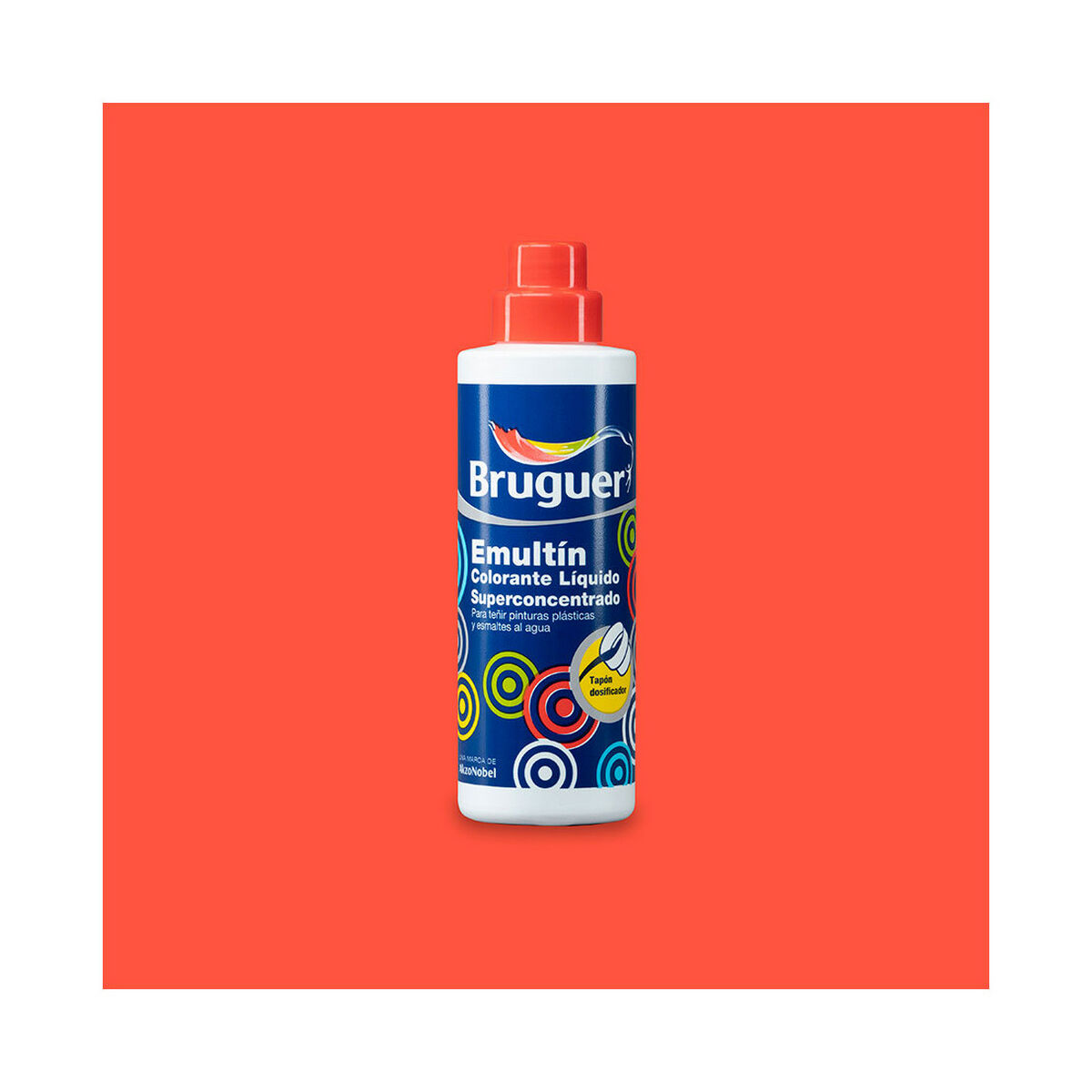 Flytande färgämne med hög koncentration Bruguer Emultin 5056644 Vermillion Red 50 ml - 2