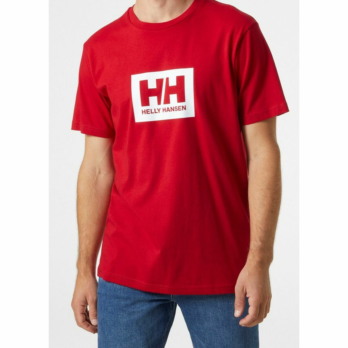 Sporttröja med ärmar  HH BOX T Helly Hansen 53285 162  Röd - 2
