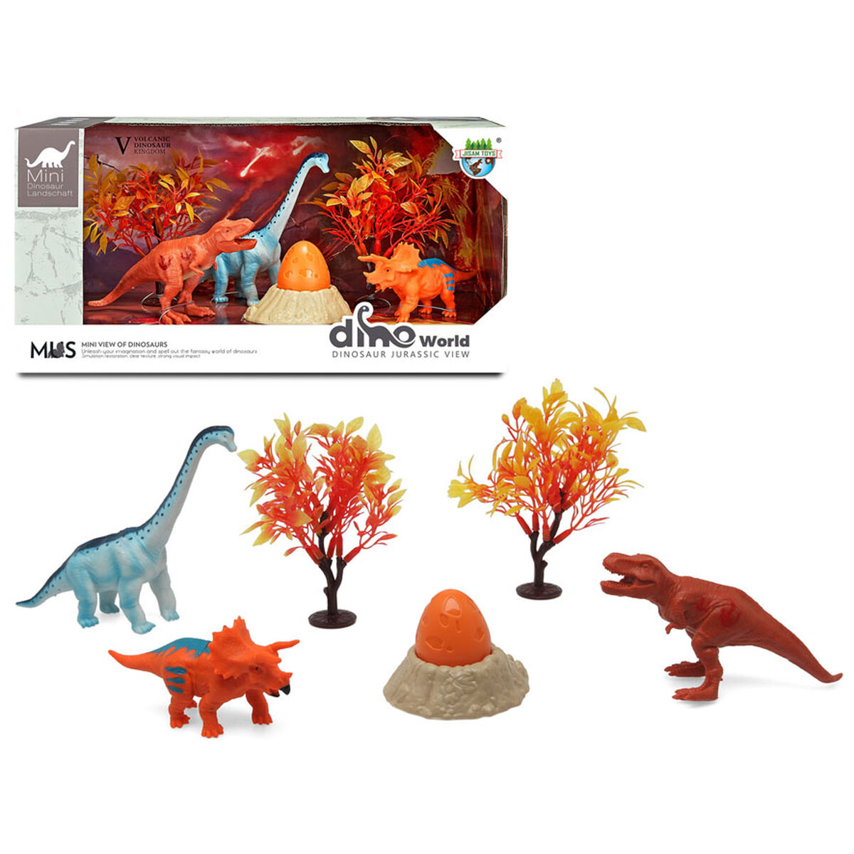 Set med dinosaurier 36 x 18 cm - 2
