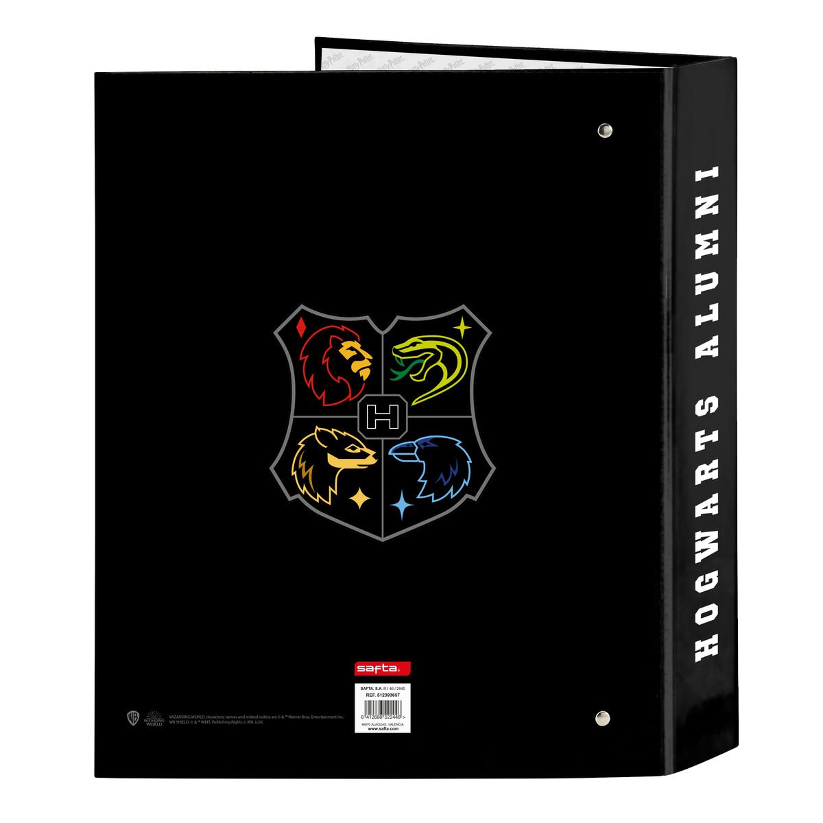 Ringpärm Harry Potter House of champions Svart Grå A4 27 x 33 x 6 cm - 2