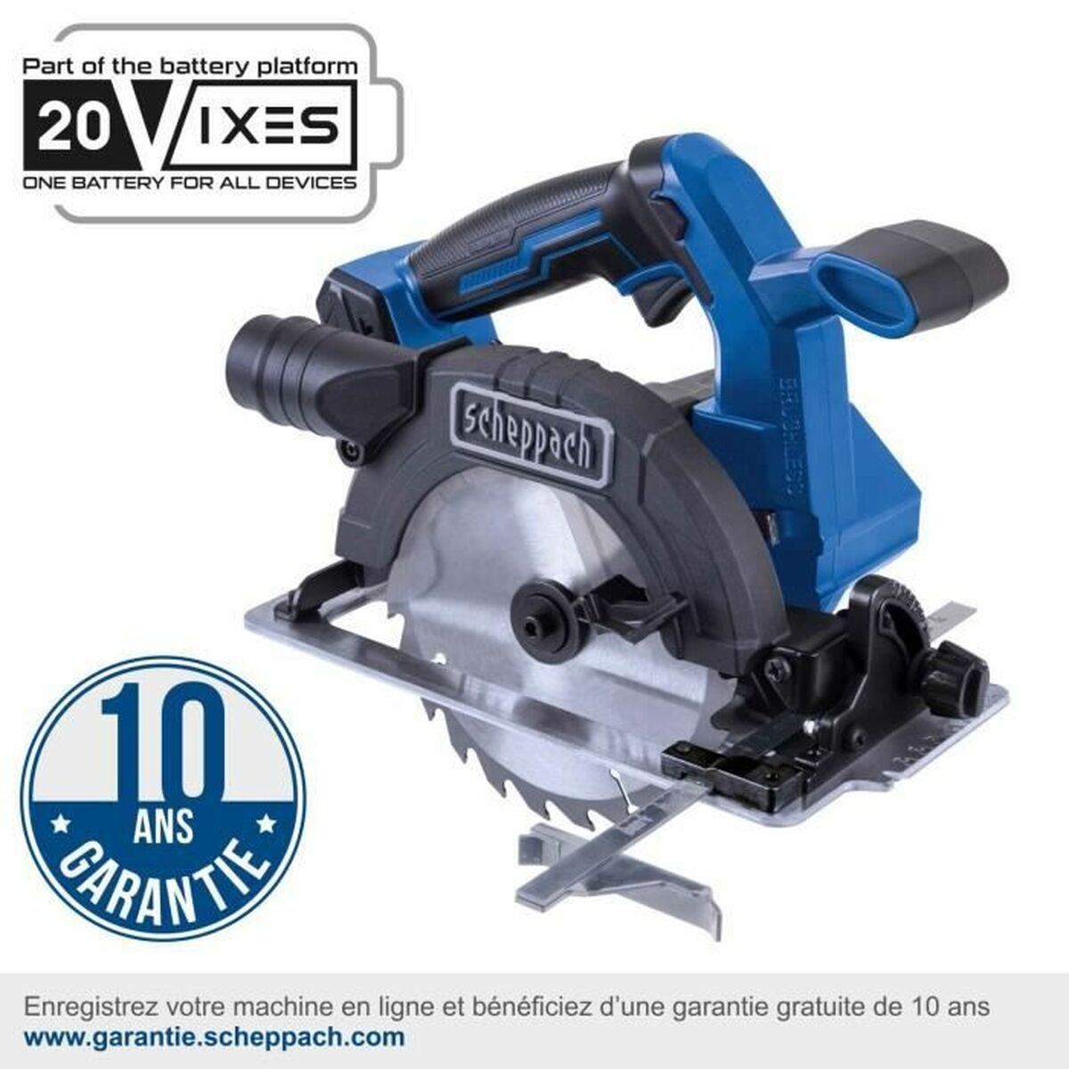 Cirkelsåg Scheppach BC-CS165-X 20 V - 2