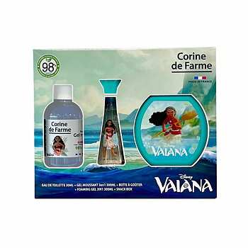 Barnparfym Corine de Farme Vaiana EDT 30 ml 300 ml 3 Delar