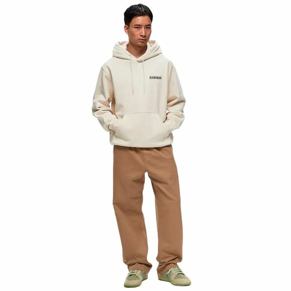 Tröja med huva Herr Napapijri B-Linth H Beige Dimity 2 - 2