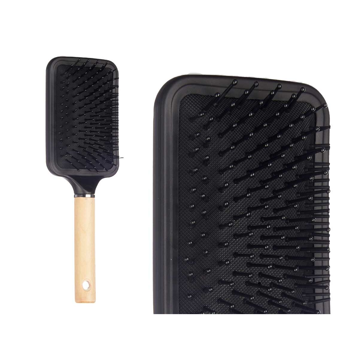 Borste Berilo Brun Svart Trä Silikon Plast (12 antal) - 3