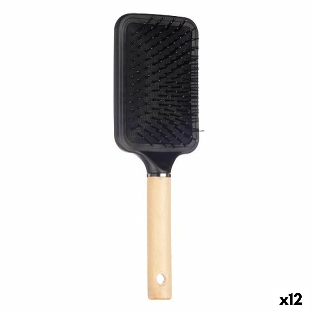 Borste Berilo Brun Svart Trä Silikon Plast (12 antal)