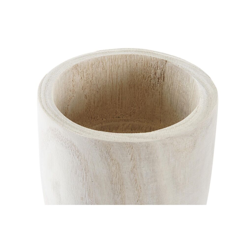 Vas DKD Home Decor Brun Naturell 12 x 12 x 25 cm - 2
