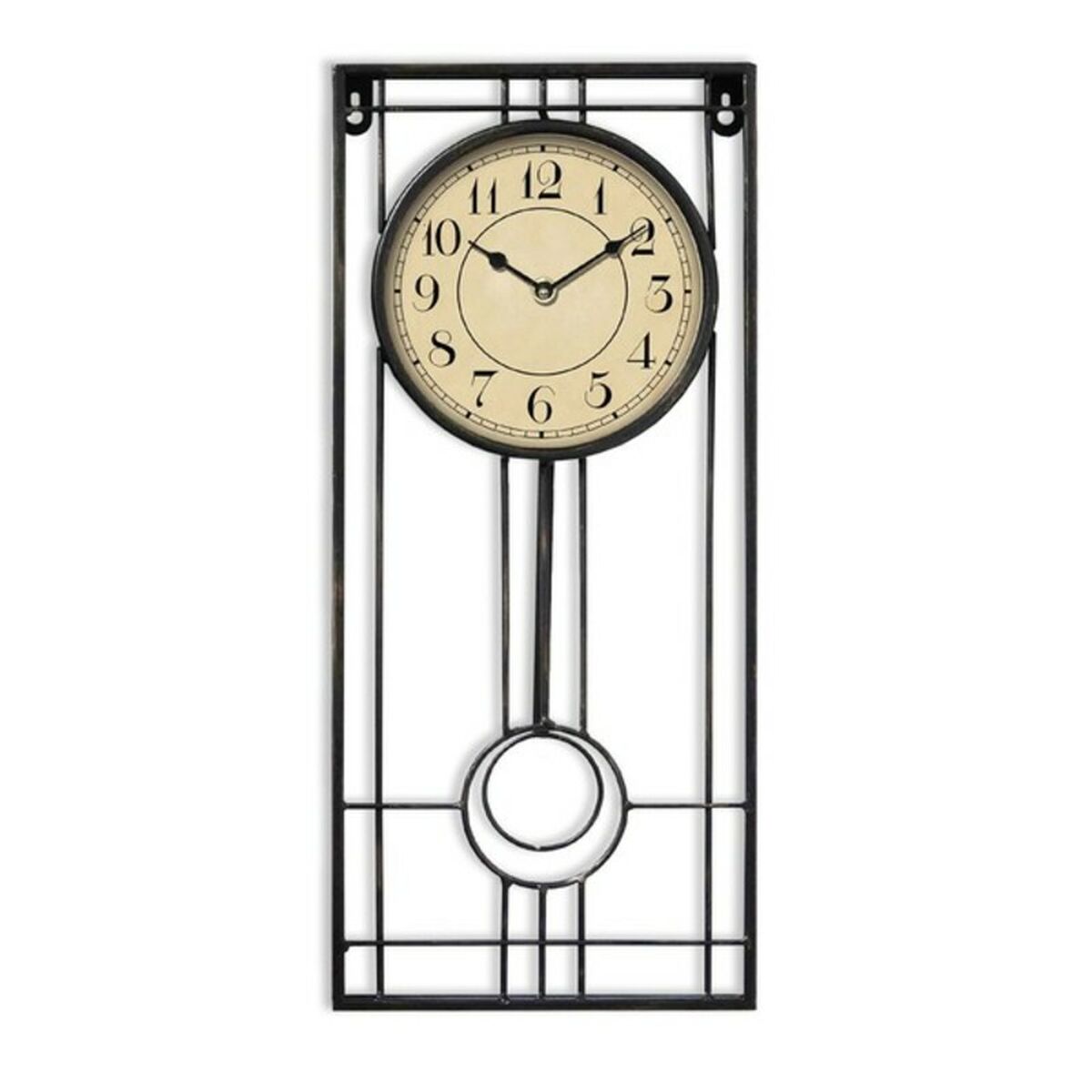Väggklocka Versa Metall (4,5 x 45 x 20 cm)