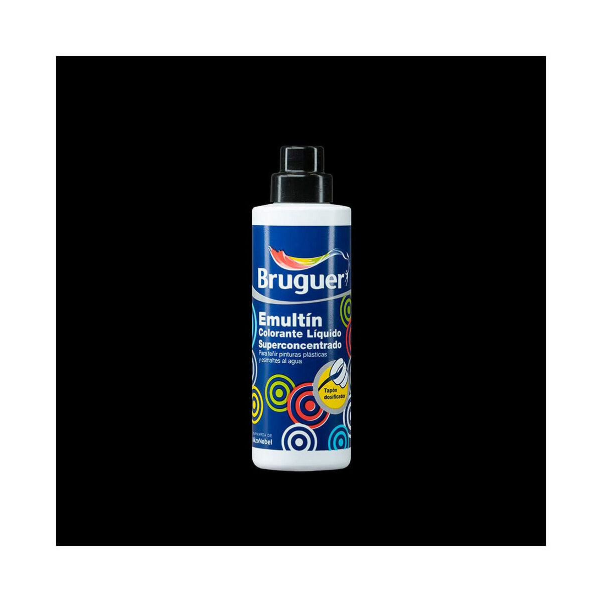 Flytande färgämne med hög koncentration Bruguer Emultin 5056640 Svart 50 ml - 3