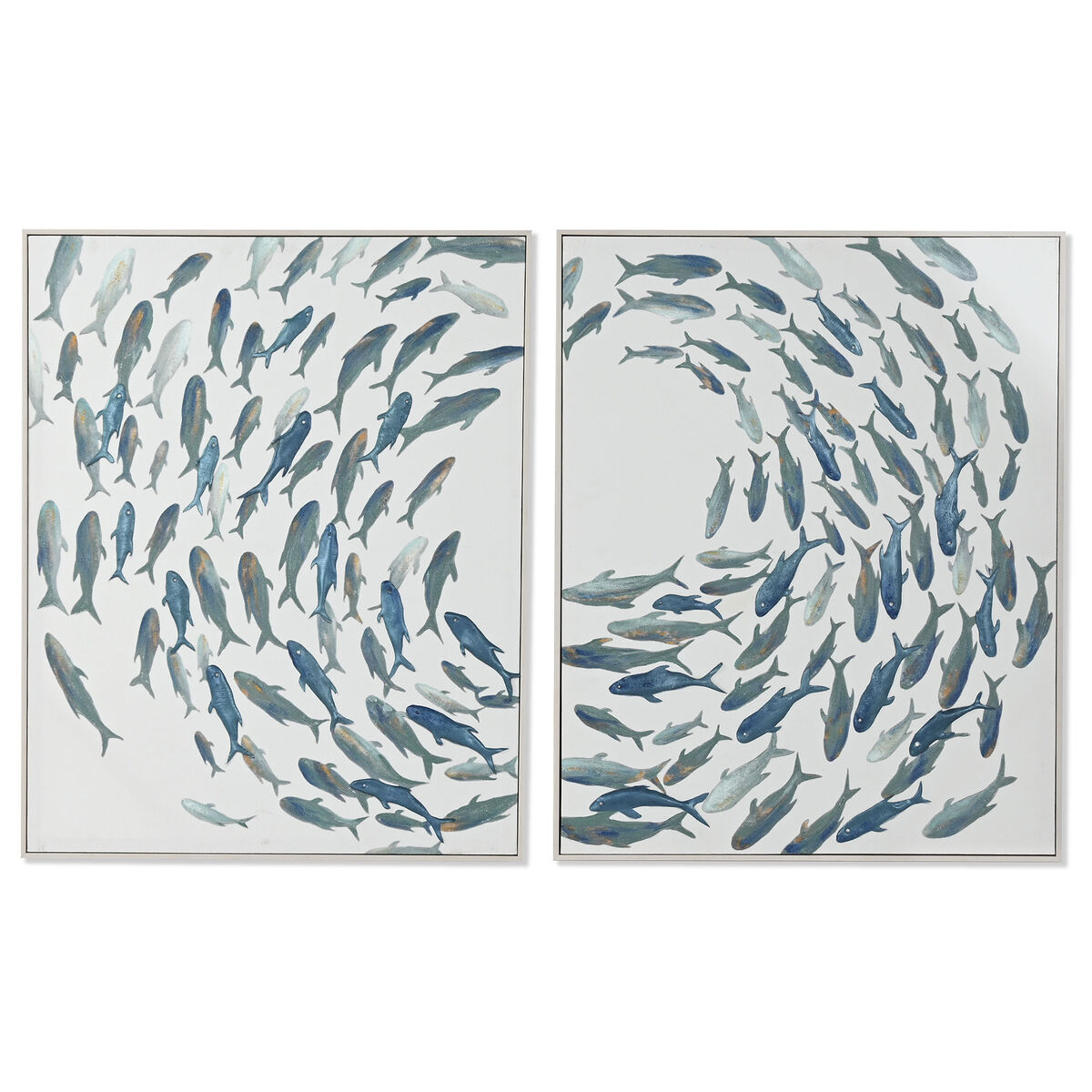 Kanvas Home ESPRIT polystyren Kanvas 82,5 x 4 x 102,5 cm