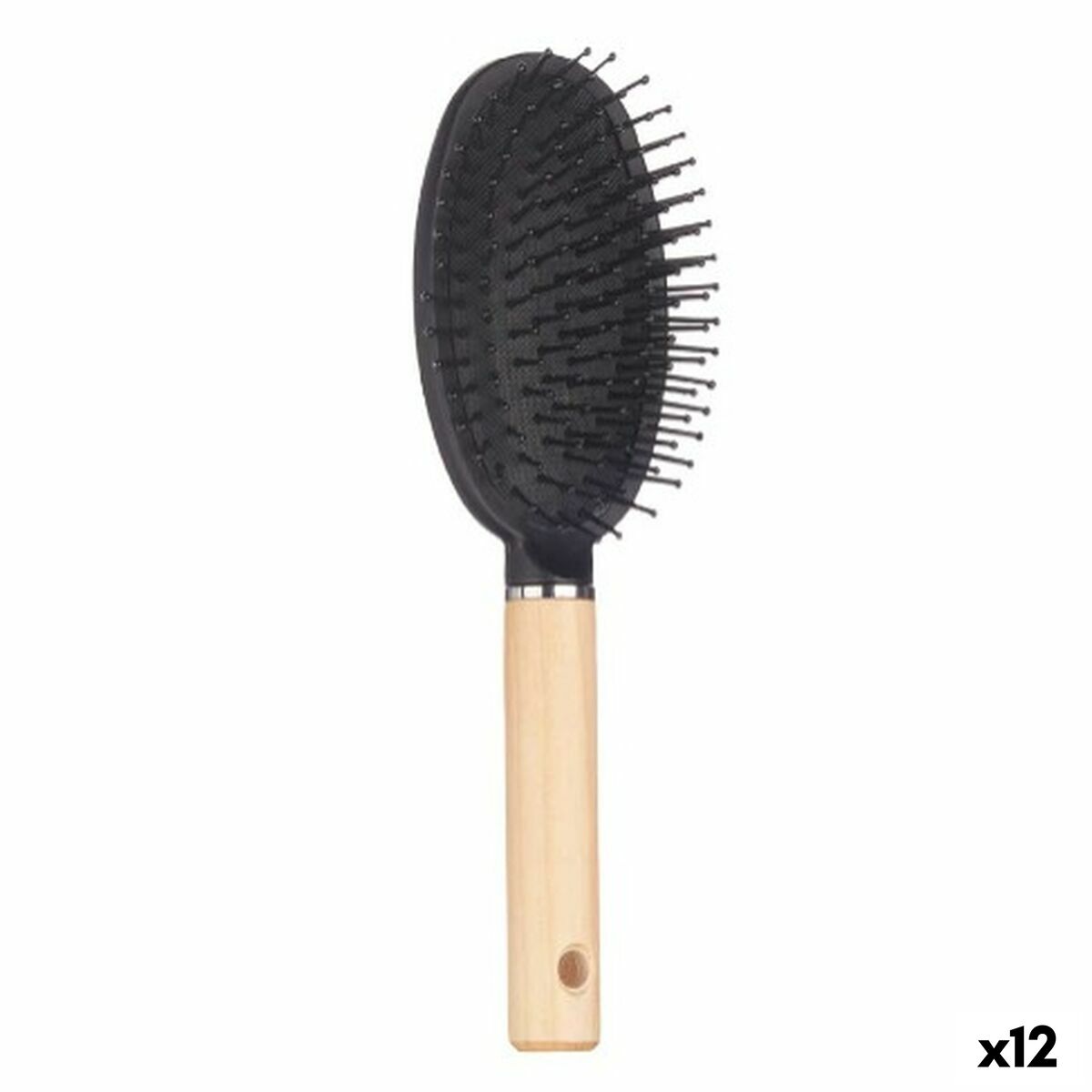Borste Berilo Brun Svart Trä Silikon Plast (12 antal)