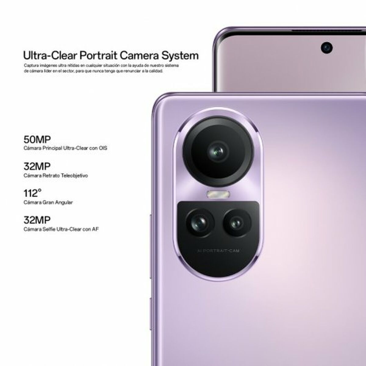 Smartphone Oppo OPPO Reno10 Pro 5G 6,7" 256 GB 12 GB RAM Octa Core Snapdragon 778G Purpur Violett - 6