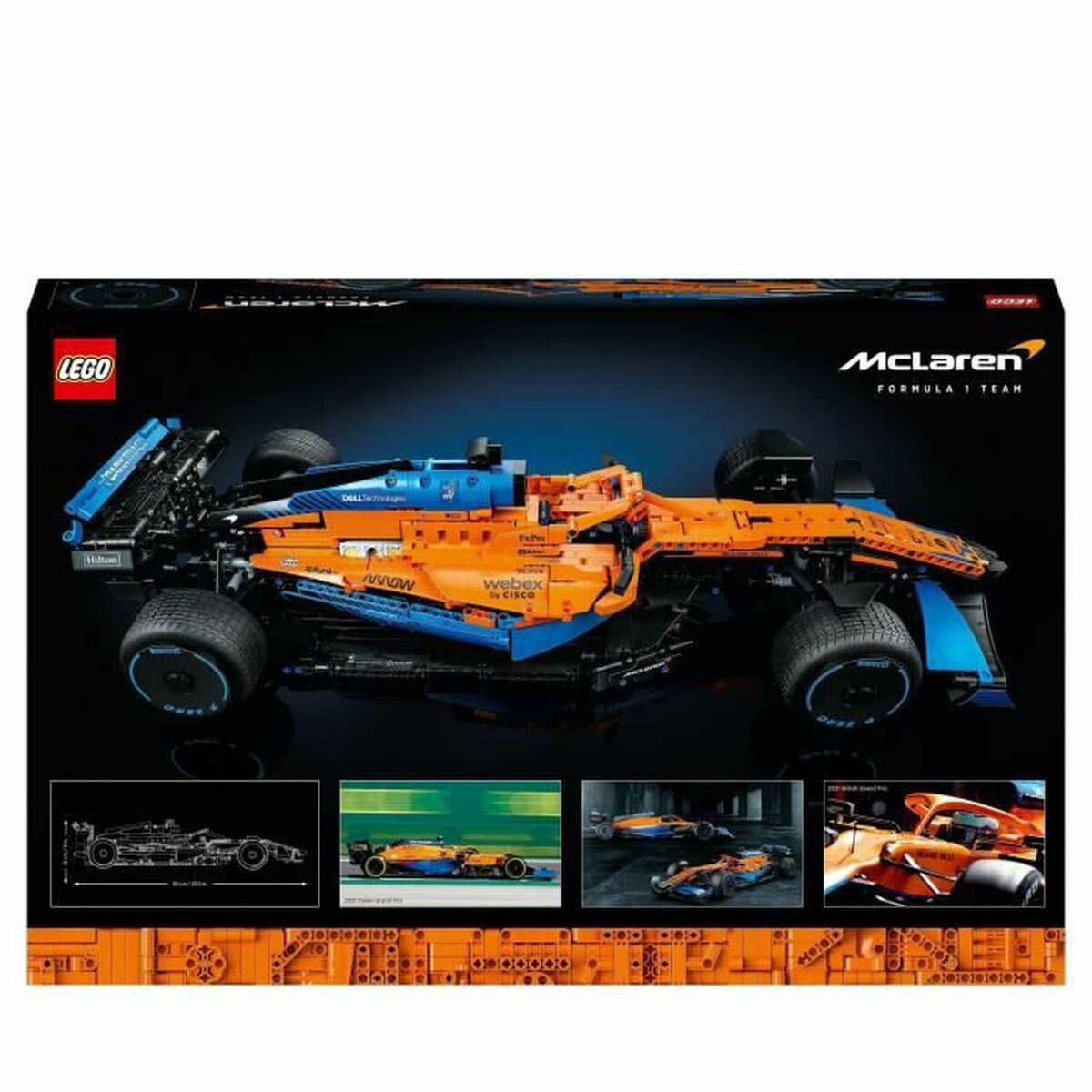 Byggsats   Lego Ferrari 488 GTE AF Corse 51         Blå Svart Orange - 5