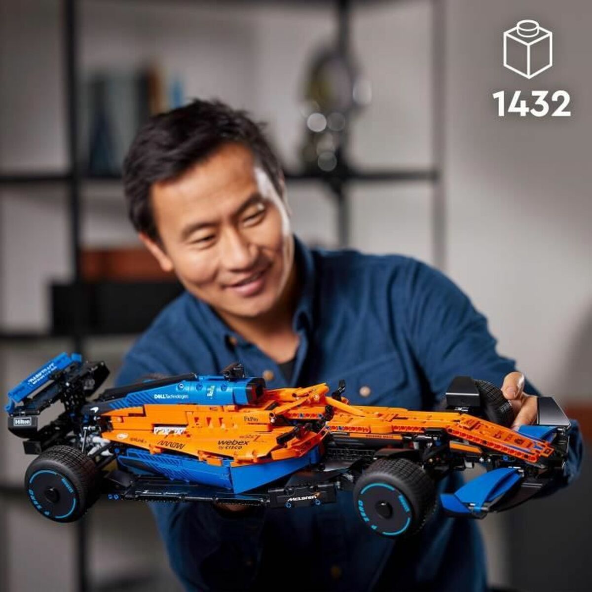 Byggsats   Lego Ferrari 488 GTE AF Corse 51         Blå Svart Orange - 4