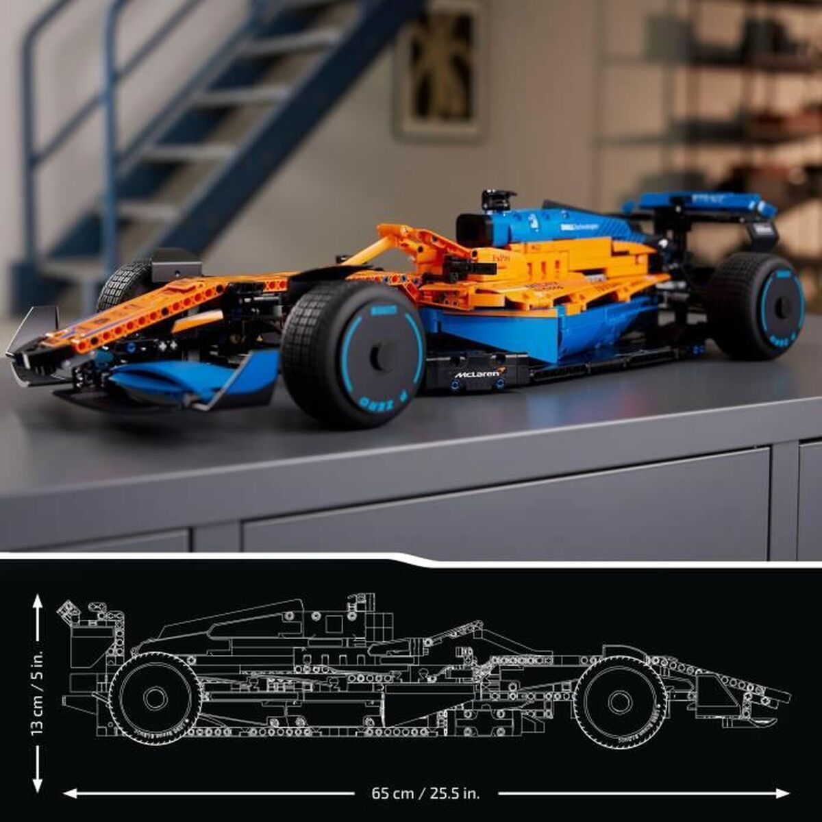 Byggsats   Lego Ferrari 488 GTE AF Corse 51         Blå Svart Orange - 3