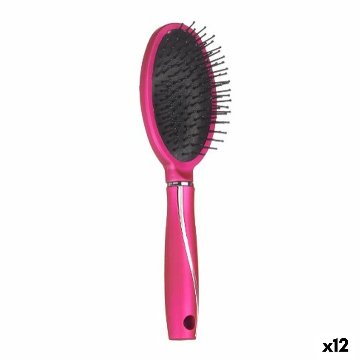 Borste Berilo Fuchsia Silikon Plast (12 antal)