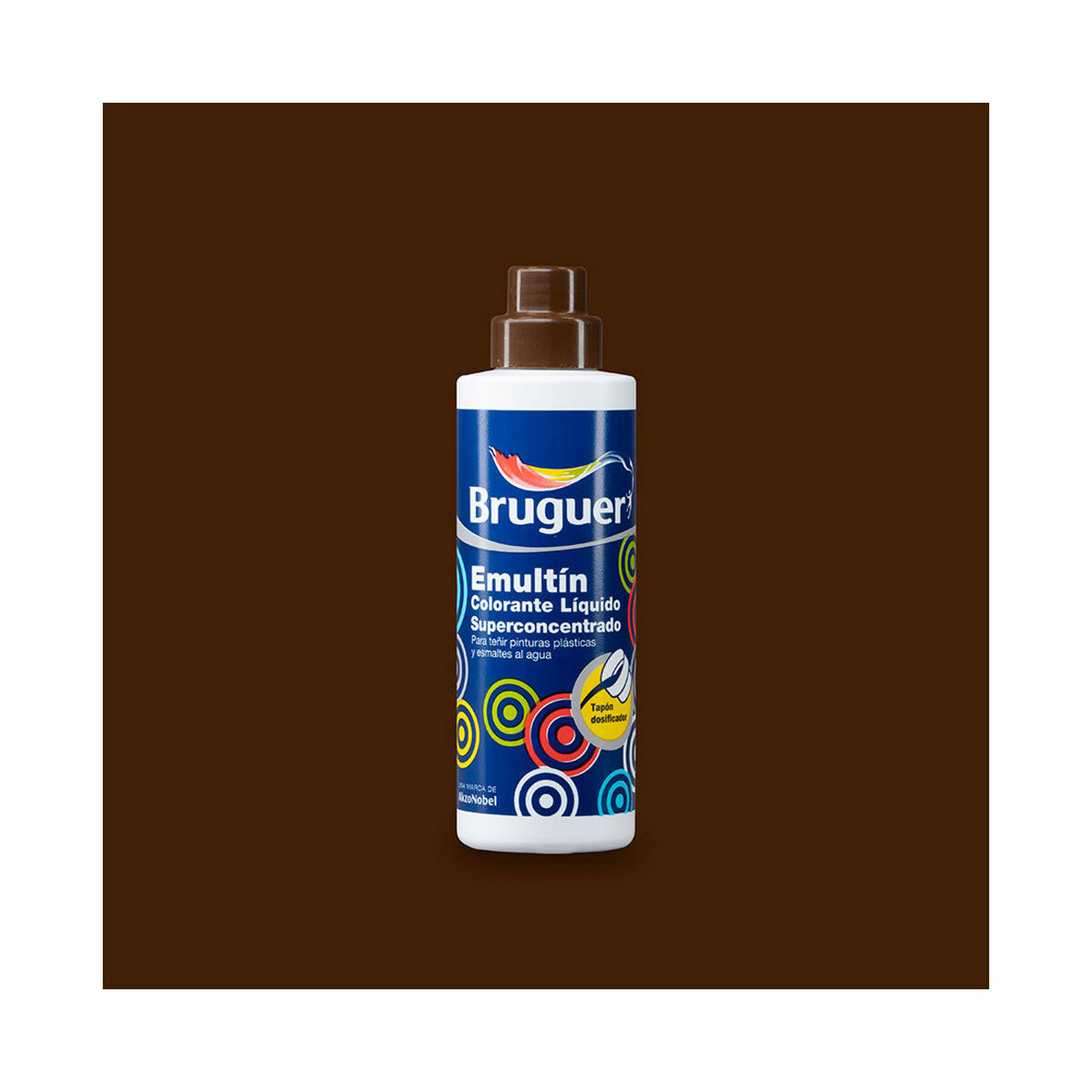 Flytande färgämne med hög koncentration Bruguer Emultin 5056679 Brun 50 ml - 2