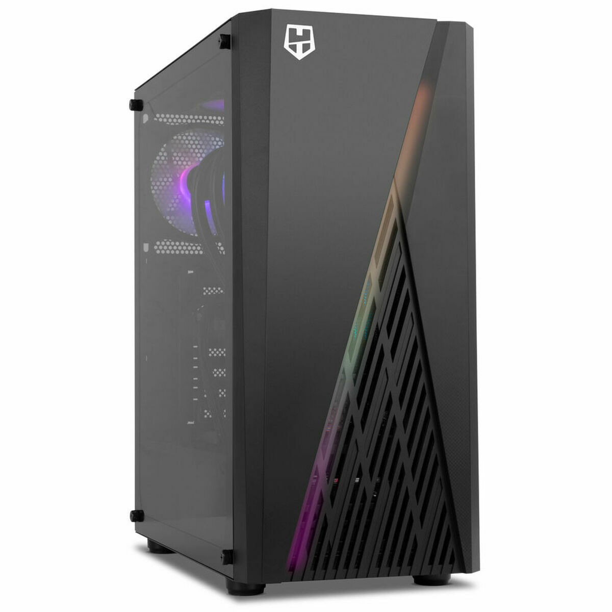 ATX Semitorn Nox-Xtreme Hummer Frost Svart ATX - 8