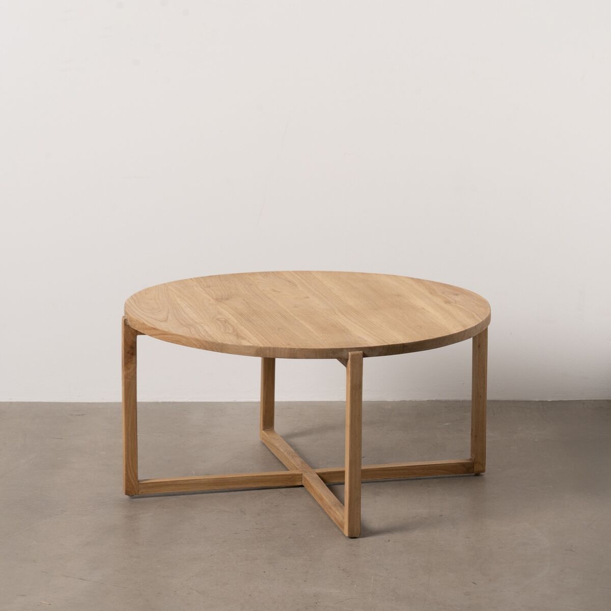 Soffbord Naturell 80 x 80 x 40 cm - 2