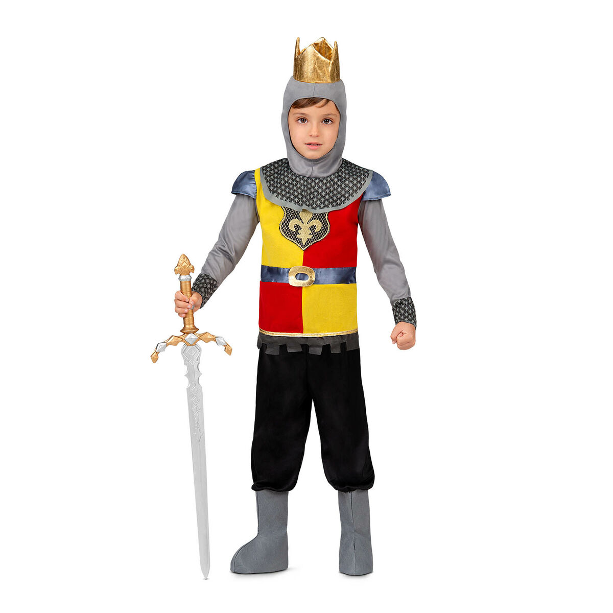 Maskeraddräkt för barn My Other Me Medeltida kung 5-6 år (3 Delar) - 3