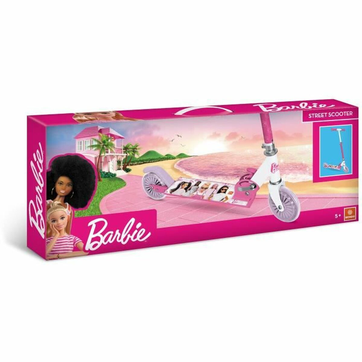 Sparkcykel Barbie Barn Rosa - 3