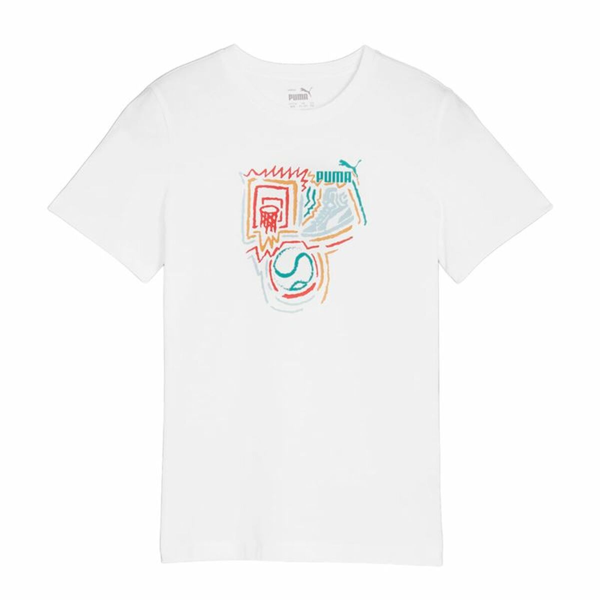 Barn T-shirt med kortärm Puma GRAPHICS