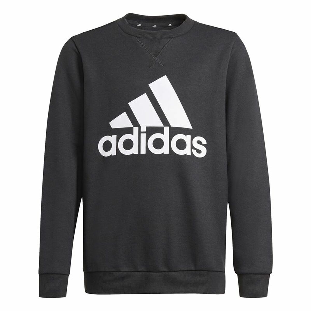 Tröja utan huva Barn Adidas Essentials Svart - 5