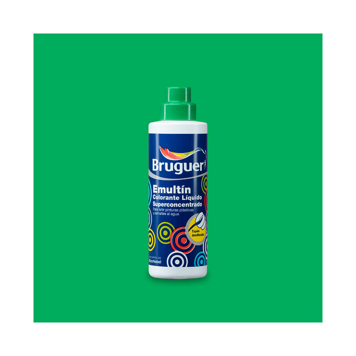 Flytande färgämne med hög koncentration Bruguer Emultin 5056657 Grass Green 50 ml - 2