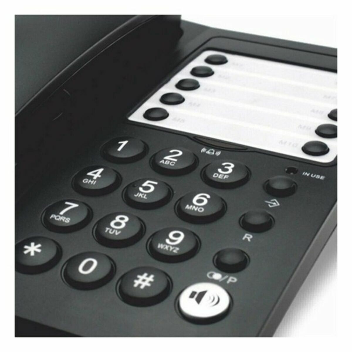 Markkabeltelefon Haeger HG-1020 Svart 10 minnen Handsfree (Renoverade B) - 2
