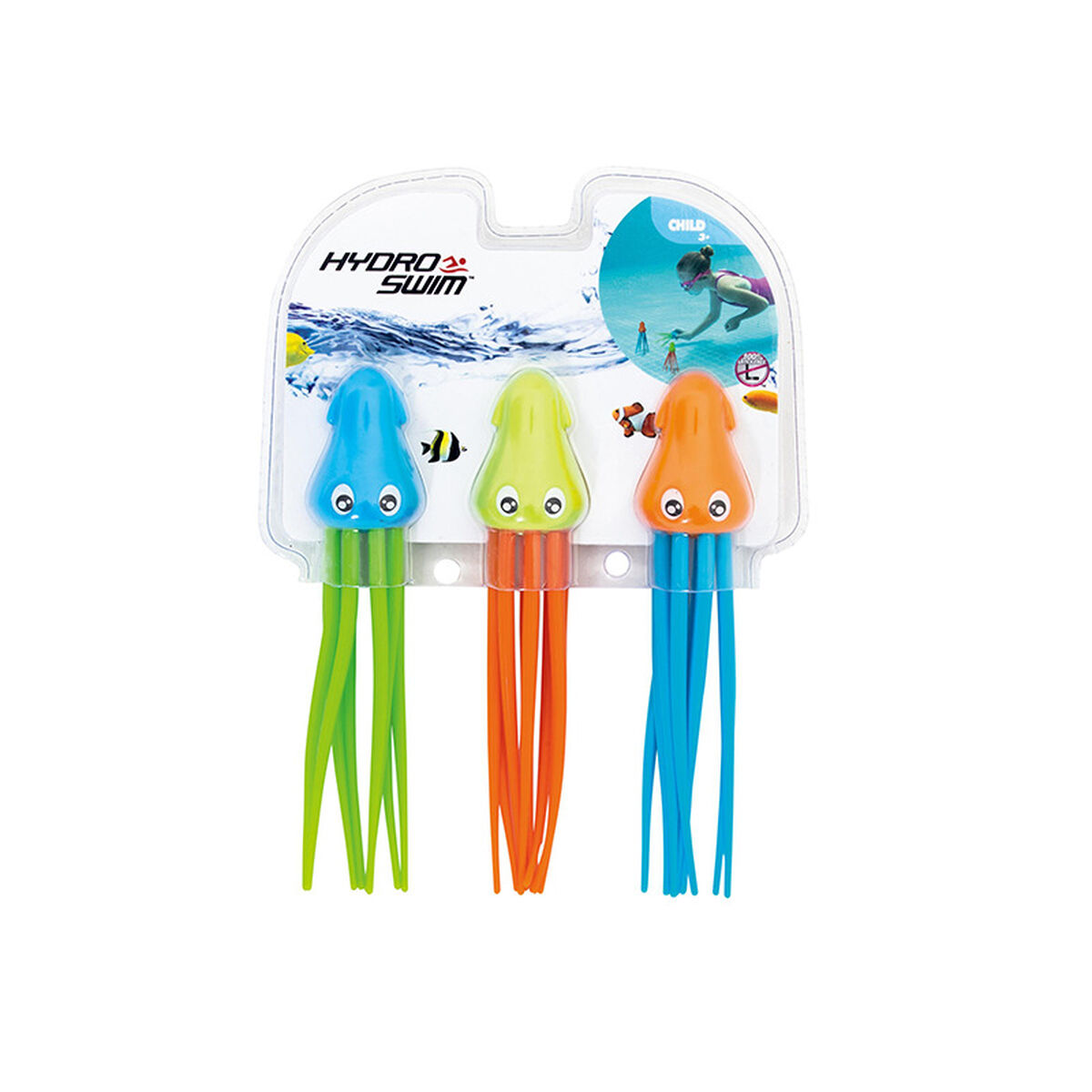 Bestway Badmössa i Silikon Fiskar Assorterade Färger +3 År Strand och Pool 26025 - 2