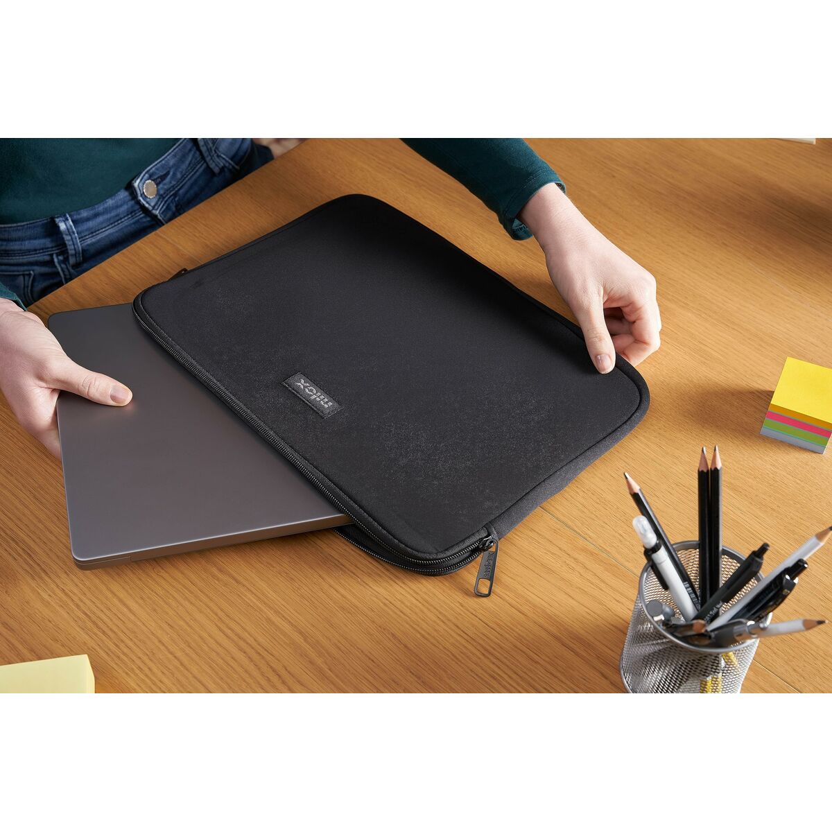 Laptopfodral Nilox NXF1401 Svart Multicolour 14" - 2