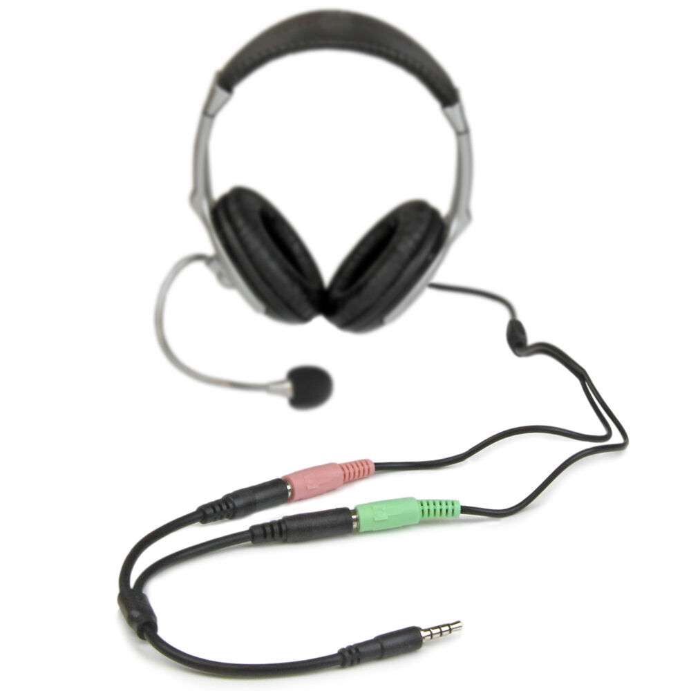 Audio Jack Adapter Startech MUYHSMFF             Svart 0,2 m - 3