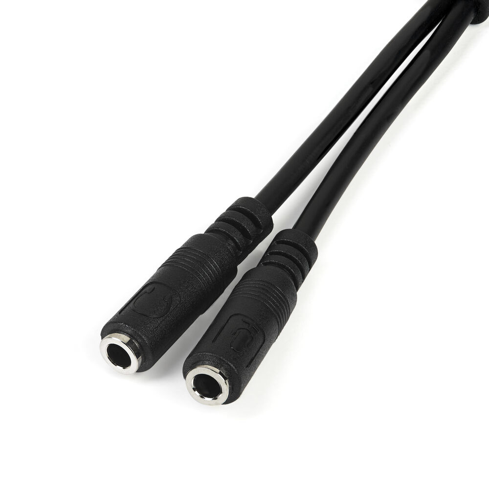 Audio Jack Adapter Startech MUYHSMFF             Svart 0,2 m - 5