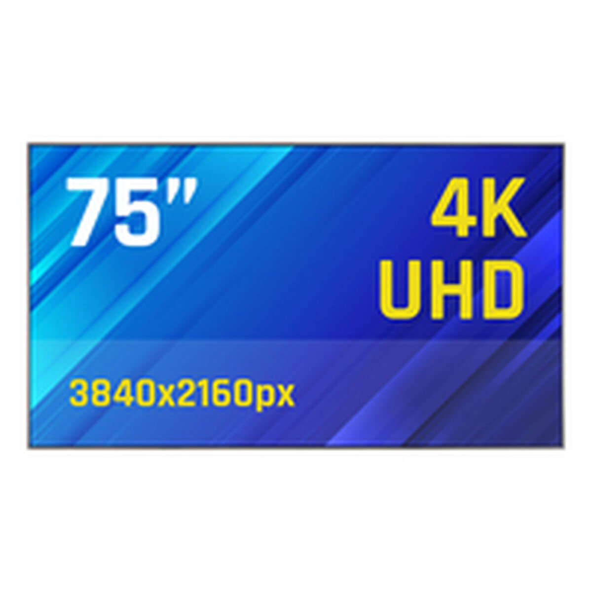 Videovägg Monitor iggual IGG320051 4K Ultra HD 75" - 3