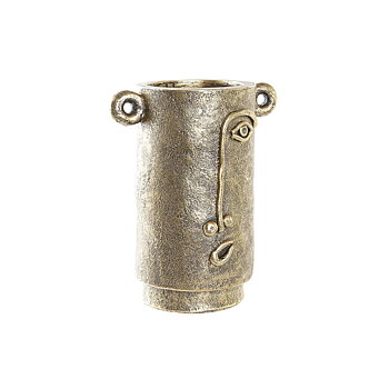 Vas DKD Home Decor Ansikte Gyllene Modern (29 x 19,5 x 36 cm)