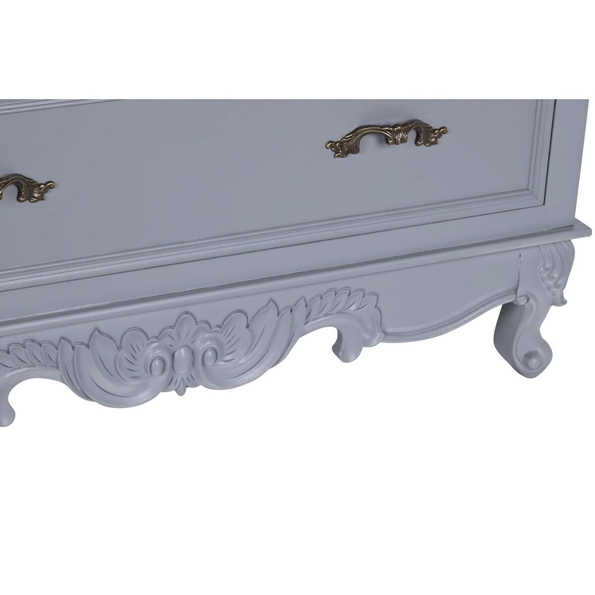 Kommod DKD Home Decor Grå Trä MDF (80 x 40 x 96 cm) - 4