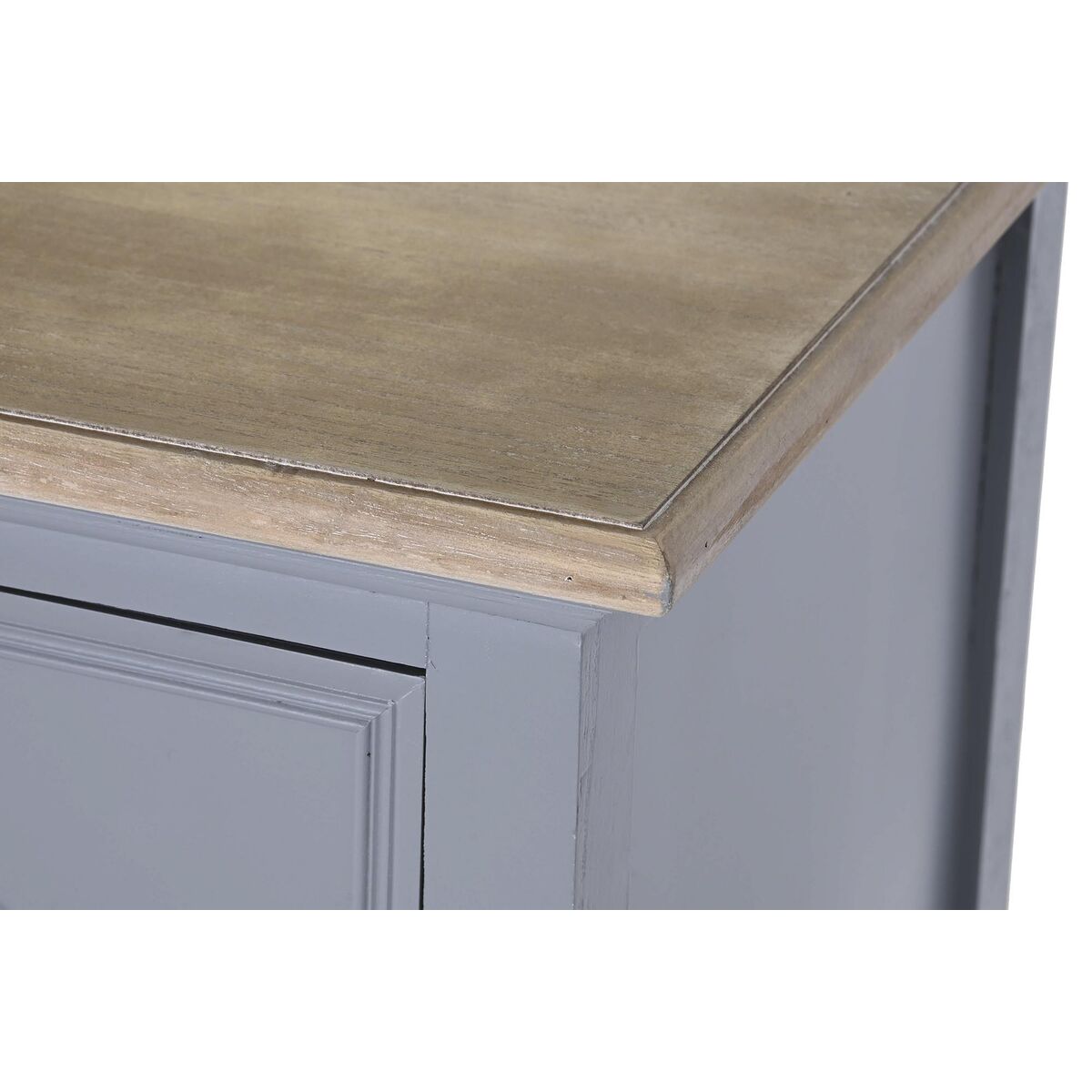 Kommod DKD Home Decor Grå Trä MDF (80 x 40 x 96 cm) - 9