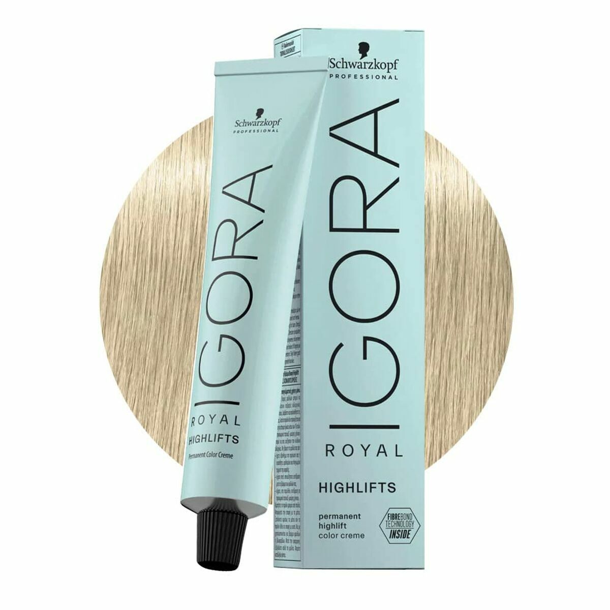 Permanent hårfäg - creme Schwarzkopf Igora Royal Highlifts Nº 10-1 (60 ml) - 2